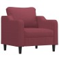 vidaXL Sessel Weinrot 60 cm Stoff vidaXL Sessel Weinrot 60 cm Stoff
