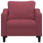 vidaXL Sessel Weinrot 60 cm Stoff vidaXL Sessel Weinrot 60 cm Stoff