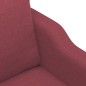 vidaXL Sessel Weinrot 60 cm Stoff vidaXL Sessel Weinrot 60 cm Stoff