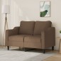vidaXL 2-Sitzer-Sofa Braun 120 cm Stoff vidaXL 2-Sitzer-Sofa Braun 120 cm Stoff