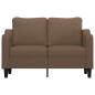 vidaXL 2-Sitzer-Sofa Braun 120 cm Stoff vidaXL 2-Sitzer-Sofa Braun 120 cm Stoff