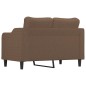 vidaXL 2-Sitzer-Sofa Braun 120 cm Stoff vidaXL 2-Sitzer-Sofa Braun 120 cm Stoff