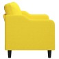 vidaXL 2-Sitzer-Sofa Hellgelb 120 cm Stoff vidaXL 2-Sitzer-Sofa Hellgelb 120 cm Stoff