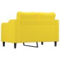 vidaXL 2-Sitzer-Sofa Hellgelb 120 cm Stoff vidaXL 2-Sitzer-Sofa Hellgelb 120 cm Stoff