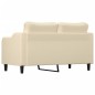vidaXL 2-Sitzer-Sofa Creme 140 cm Stoff vidaXL 2-Sitzer-Sofa Creme 140 cm Stoff