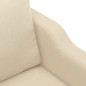 vidaXL 2-Sitzer-Sofa Creme 140 cm Stoff vidaXL 2-Sitzer-Sofa Creme 140 cm Stoff