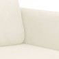 vidaXL 2-Sitzer-Sofa Creme 140 cm Samt vidaXL 2-Sitzer-Sofa Creme 140 cm Samt