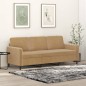 vidaXL 3-Sitzer-Sofa Braun 180 cm Samt vidaXL 3-Sitzer-Sofa Braun 180 cm Samt