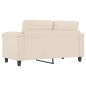 vidaXL 2-Sitzer-Sofa Beige 120 cm Mikrofasergewebe vidaXL 2-Sitzer-Sofa Beige 120 cm Mikrofasergewebe