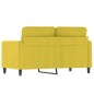 vidaXL 2-Sitzer-Sofa Gelb 120 cm Samt vidaXL 2-Sitzer-Sofa Gelb 120 cm Samt