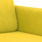 vidaXL 2-Sitzer-Sofa Gelb 120 cm Samt vidaXL 2-Sitzer-Sofa Gelb 120 cm Samt