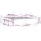 vidaXL Bettgestell mit Schubladen Braun Eichen-Optik 180x200 cm vidaXL Bettgestell mit Schubladen Braun Eichen-Optik 180x200 cm