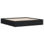 vidaXL Bettgestell mit Schubladen Schwarz 180x200 cm Holzwerkstoff vidaXL Bettgestell mit Schubladen Schwarz 180x200 cm Holzwerkstoff