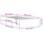 vidaXL Bettgestell mit Schubladen Weiß 100x200 cm Holzwerkstoff vidaXL Bettgestell mit Schubladen Weiß 100x200 cm Holzwerkstoff