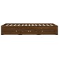 vidaXL Bettgestell mit Schubladen Braun Eichen-Optik 120x190 cm vidaXL Bettgestell mit Schubladen Braun Eichen-Optik 120x190 cm