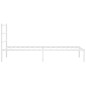 vidaXL Bettgestell mit Kopfteil Metall Weiß 107x203 cm vidaXL Bettgestell mit Kopfteil Metall Weiß 107x203 cm