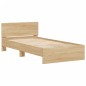 vidaXL Bettgestell mit Kopfteil Sonoma-Eiche 100x200 cm Holzwerkstoff vidaXL Bettgestell mit Kopfteil Sonoma-Eiche 100x200 cm Holzwerkstoff