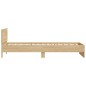 vidaXL Bettgestell mit Kopfteil Sonoma-Eiche 100x200 cm Holzwerkstoff vidaXL Bettgestell mit Kopfteil Sonoma-Eiche 100x200 cm Holzwerkstoff