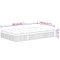 vidaXL Matratze Taschenfederkern Mittelfest 140x200 cm vidaXL Matratze Taschenfederkern Mittelfest 140x200 cm