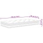 vidaXL Matratze Taschenfederkern Mittel 90x190 cm vidaXL Matratze Taschenfederkern Mittel 90x190 cm