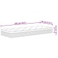 vidaXL Matratze Taschenfederkern Medium Plus 70x200 cm vidaXL Matratze Taschenfederkern Medium Plus 70x200 cm