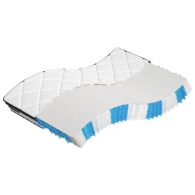 vidaXL Matratze Taschenfederkern Mittel Plus 140x190 cm
