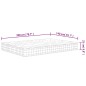 vidaXL Matratze Taschenfederkern Mittelfest 140x200 cm vidaXL Matratze Taschenfederkern Mittelfest 140x200 cm