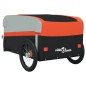 vidaXL Fahrradanhänger Schwarz und Orange 45 kg Eisen vidaXL Fahrradanhänger Schwarz und Orange 45 kg Eisen