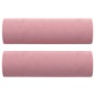 vidaXL 2-Sitzer-Sofa mit Zierkissen Rosa 140 cm Samt vidaXL 2-Sitzer-Sofa mit Zierkissen Rosa 140 cm Samt