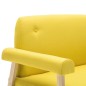 vidaXL 2-Sitzer-Sofa Stoff Gelb vidaXL 2-Sitzer-Sofa Stoff Gelb