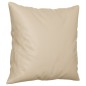 vidaXL 2-Sitzer-Sofa mit Kissen Creme 120 cm Mikrofasergewebe vidaXL 2-Sitzer-Sofa mit Kissen Creme 120 cm Mikrofasergewebe