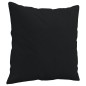 vidaXL 2-Sitzer-Sofa mit Kissen Schwarz 140 cm Mikrofasergewebe vidaXL 2-Sitzer-Sofa mit Kissen Schwarz 140 cm Mikrofasergewebe