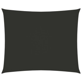 vidaXL Sonnensegel Oxford-Gewebe Rechteckig 5x6 m Anthrazit