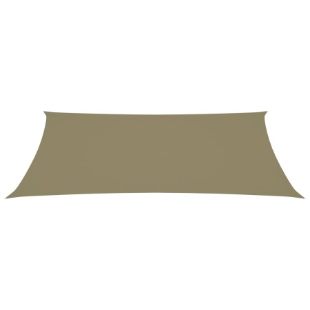 vidaXL Sonnensegel Oxford-Gewebe Rechteckig 2,5x5 m Beige