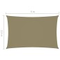 vidaXL Sonnensegel Oxford-Gewebe Rechteckig 2,5x5 m Beige vidaXL Sonnensegel Oxford-Gewebe Rechteckig 2,5x5 m Beige