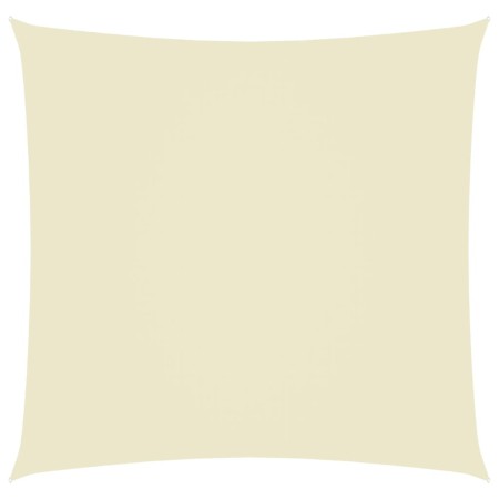 vidaXL Sonnensegel Oxford-Gewebe Quadratisch 4x4 m Creme