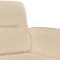 vidaXL 2-tlg. Sofagarnitur mit Kissen Creme Mikrofasergewebe vidaXL 2-tlg. Sofagarnitur mit Kissen Creme Mikrofasergewebe