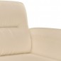 vidaXL 3-tlg. Sofagarnitur mit Kissen Creme Mikrofasergewebe vidaXL 3-tlg. Sofagarnitur mit Kissen Creme Mikrofasergewebe