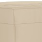 vidaXL 3-tlg. Sofagarnitur mit Kissen Creme Mikrofasergewebe vidaXL 3-tlg. Sofagarnitur mit Kissen Creme Mikrofasergewebe