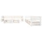 vidaXL 6-tlg. Paletten-Lounge-Set Holz Weiß vidaXL 6-tlg. Paletten-Lounge-Set Holz Weiß