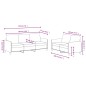 vidaXL 2-tlg. Sofagarnitur Creme Samt vidaXL 2-tlg. Sofagarnitur Creme Samt