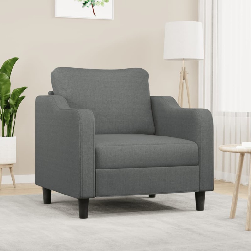 vidaXL Sessel Dunkelgrau 60 cm Stoff vidaXL Sessel Dunkelgrau 60 cm Stoff