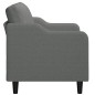 vidaXL 2-Sitzer-Sofa Dunkelgrau 120 cm Stoff vidaXL 2-Sitzer-Sofa Dunkelgrau 120 cm Stoff