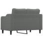 vidaXL 2-Sitzer-Sofa Dunkelgrau 120 cm Stoff vidaXL 2-Sitzer-Sofa Dunkelgrau 120 cm Stoff