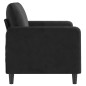 vidaXL 2-Sitzer-Sofa Schwarz 120 cm Samt vidaXL 2-Sitzer-Sofa Schwarz 120 cm Samt