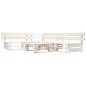 vidaXL 4-tlg. Paletten-Lounge-Set Holz Weiß vidaXL 4-tlg. Paletten-Lounge-Set Holz Weiß