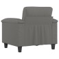 vidaXL Sessel Dunkelgrau 60 cm Mikrofasergewebe vidaXL Sessel Dunkelgrau 60 cm Mikrofasergewebe