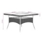 vidaXL 5-tlg. Garten-Essgruppe Poly Rattan und Hartglas Schwarz vidaXL 5-tlg. Garten-Essgruppe Poly Rattan und Hartglas Schwarz