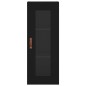 vidaXL Highboard Schwarz 34,5x34x180 cm Holzwerkstoff vidaXL Highboard Schwarz 34,5x34x180 cm Holzwerkstoff