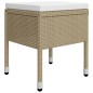 vidaXL 5-tlg. Garten-Essgruppe Beige vidaXL 5-tlg. Garten-Essgruppe Beige